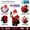 Handyman Santa Glass Ornament, Skilled Builder, Tradesman and Repairman Gift| OrnamentallyYou - 3 of 4