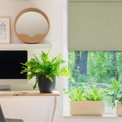 Driftwood Cordless Woven Fabric Roman Blackout Shade 32" x 72"