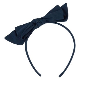 RuffleButts Girls Skinny Big Bow Headband - 1 of 2