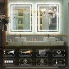 LED Bathroom Mirror Rectangle Mirror With Light Toilet Mirror With Adjustable LED Color Temperatures,Anti-Fog,Wall Mounted Mirror-The Pop Home - 3 of 4