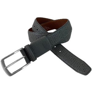 Snake Eyes Perforated Leather Stretch Belt - 1 of 1