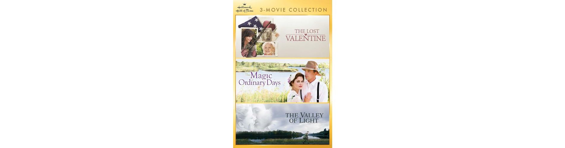 Hallmark Hall of Fame 3-Movie Collection: The Lost Valentine / The Magic of Ordinary Days / The Valley of Light (DVD)