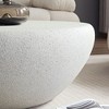 NicBex 43.31" Vintage Fiberglass Elliptical Coffee Table,Matte Rocks Table front of the Sofa, Irregular Center Table for Living Room - 4 of 4