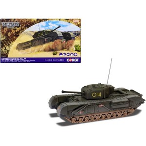 Churchill Mk.IV Tank "'To Catch a Tiger'" (1943) British Royal Army "Military Legends" Series 1/50 Diecast Model by Corgi - 1 of 4