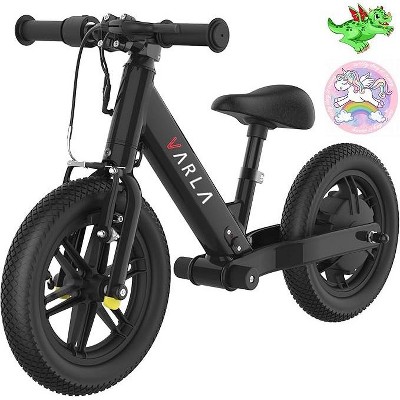VARLA Flyer Electric Bike for Kids, 12 Inch Electric Balance Bike for Kids Ages 3-6, Kid Electric Motorcycle, 120w Boys & Girls E Bike with Adjustable Seat
