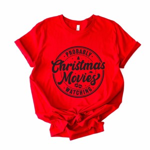 Simply Sage Market Probably Watching Christmas Movies Short Sleeve Tee - 1 of 4