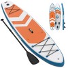 11ft Inflatable Stand-Up Paddle Board with Camera Mount, Non-Slip Deck & Kayak Seat D-Rings - 350lb Capacity - 2 of 4