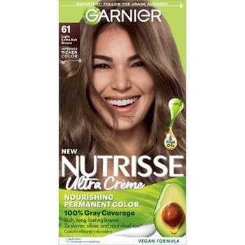 Garnier Nutrisse Nourishing Permanent Hair Color Creme - 61 Light Ash Brown