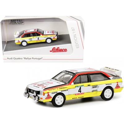 Audi Quattro #4 Rally Portugal 1/87 (HO) Diecast Model Car by Schuco Audi Quattro #4 Rally Portugal 1/87 (HO) Diecast Model Car by Schuco