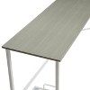 NicBex Home Office Desks Writing Desk Computer Desk Office Desk Vanity Table for Home, Office, Brown - 2 of 4