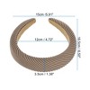 Unique Bargains Women's Fashion Twill Headband 6.5"x5.91" 1 Pc - 3 of 4