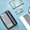 YUNZII ACTTO B303 Wireless Typewriter Keyboard, Bluetooth Connection, Cute Retro Aesthetic Design with Integrated Stand (B303, Midnight) - 3 of 4