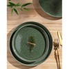Itopfox Stoneware Dinnerware Set for 4, Round Reactive Glaze Ceramic Plates & Bowls, Scratch Resistant, Dishwasher & Microwave Safe, 12-Piece Set - 3 of 4