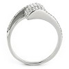 Slickblue Women's Stainless Steel Ring with Clear CZ - No Plating - Pave Setting - April Birthstone - Size 5-10 - 3 of 4