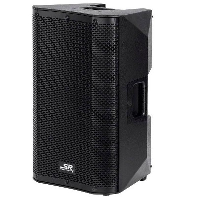 Photo 1 of Monoprice SRD210 Powered Speaker  10in, with Class D Amp, Built-in Digital Sound Processor DSP, and Bluetooth Streaming, Portable and Lightweight -