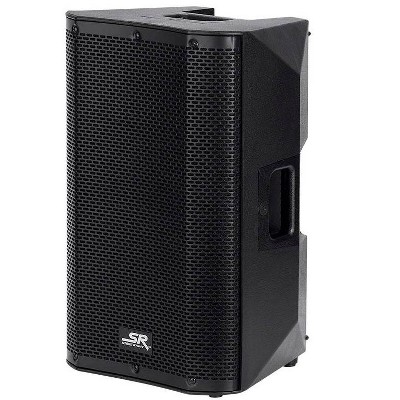 Photo 1 of Monoprice SRD210 Powered Speaker  10in, with Class D Amp, Built-in Digital Sound Processor DSP, and Bluetooth Streaming, Portable and Lightweight -