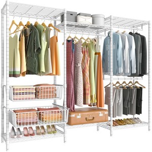 VIPEK V10 Plus Wire Garment Rack 5 Tiers Heavy Duty Clothes Rack, Large Size Clothing Rack, Max Load 920 LBS - 1 of 4