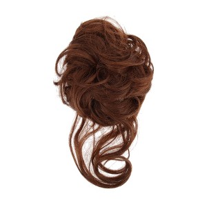 Unique Bargains Women's Nature Long Hair Wig Hair Clip 9.84inch Brownish Red 1 Pc - 1 of 4