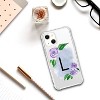 OTM Essentials Apple iPhone 15/iPhone 14/iPhone 13 Monogram Clear Tough Edge Floral Case - 2 of 4
