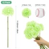 Unique Bargains Plastic Silk Durable Artificial Chrysanthemum Ball Flowers 11" - 3 of 4