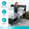 Stander 30 inch Safety Bed Rail, Adult Swing-down Guard Rail for Seniors, Black - 4 of 4