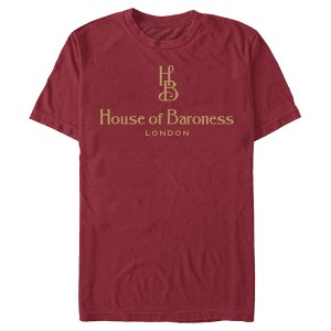 Men's Cruella House of Baroness London Logo Gold T-Shirt - 1 of 4