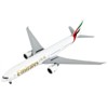 Boeing 777-300ER Commercial Aircraft with Flaps Down White with Striped Tail 1/400 Diecast Model Airplane by GeminiJets - 2 of 3