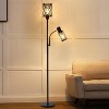 ROTTOGOON 68" Floor Lamp Dimmable Industrial 3 Light Rustic Standing Tall Lamp with 3 x 6W LED Bulbs for Living Room Bedroom Office 1-Pack - 2 of 4