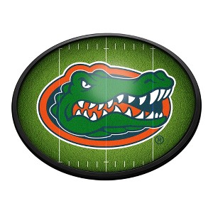 College Football On the 50 Design Oval Slimline Lighted Wall Sign - 1 of 4