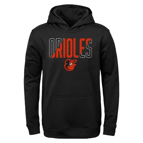 Mlb Baltimore Orioles Boys Line Drive Poly Hooded Sweatshirt Target