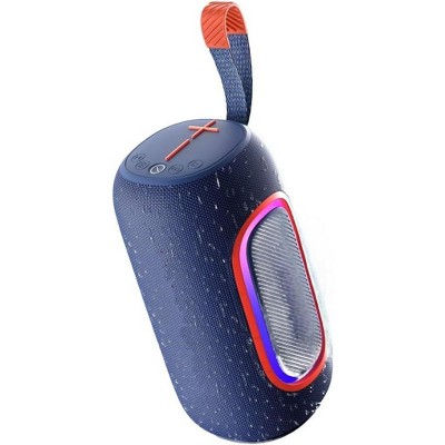 WorryFree Gadgets Wireless Speaker 50W Portable V5.3 Bluetooth, IPX6 Waterproof, True Wireless Stereo, 9 Light Modes for Outdoor Indoor