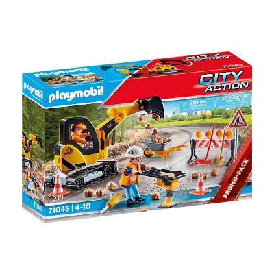 Playmobil City Action Road Construction 71045 45pcs