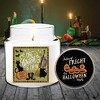 Courtside Market Haunted Halloween VII 14 oz Soy Wax Candle with Wooden Lid - 2 of 2