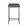 Meridian Furniture,Nicola Grey Velvet Stool, Set of 2 - 2 of 4
