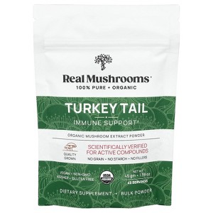Real Mushrooms Turkey Tail, Organic Mushroom Extract Powder, 1.59 oz (45 gm) - 1 of 2