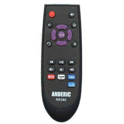 Anderic RR280 for Roku TV Remote Control