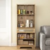NicBex 4-Drawer Dining Room Cabinet with Storage for Bedroom,Farmhouse Style Wooden Chest of Drawers for Living Room,Hallway - 3 of 4