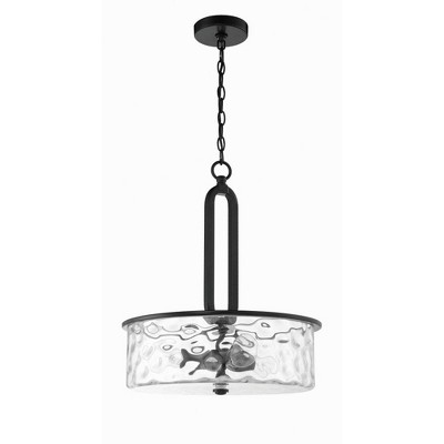Craftmade Lighting 3 - Light Pendant in  Flat Black