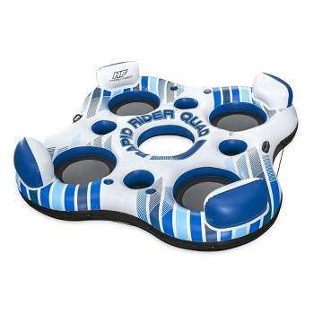 Bestway Rapid Rider 4 Person Floating Island Raft And Rapid Rider