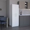 NicBex 71.1 Inch Kitchen Pantry Storage Cabinet with 4 Doors and 5 Adjustable Shelves for Dining Room,Bathroom,Kitchen - 2 of 4