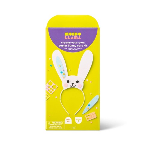 Create-Your-Own Easter Bunny Ears Kit - Mondo Llama™ - image 1 of 4