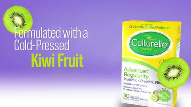 Culturelle Advanced Digestive Regularity Capsules - 30ct, 2 of 10, play video