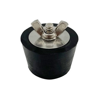 Poolzilla 2" Rubber Plug for Pool Closing, Return Line Skimmer Plug