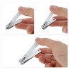 Unique Bargains Reusable Nail Clippers Set Toenail Clippers White 1 Set - 2 of 4