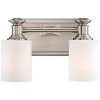 Minka Lavery Minka Harbour Point 11 1/4" Brushed Nickel 2-Light Wall Sconce - 2 of 3