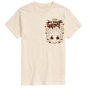 Men's - Marvel - Guardians of the Galaxy Groot Grid Short Sleeve Graphic T-Shirt - 1 of 4
