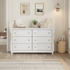 Garvee 6 Dresser for Bedroom, 47.2" Wide Drawer Dresser with Storage Chest, Freestanding Wooden Closet Storage Chest for Living Room - 2 of 4