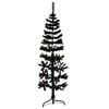 vidaXL Artificial Half Christmas Tree Black - 47.2" - 2 of 4