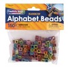 Creativity Street® Alphabet Beads, Assorted Rainbow Colors, 6 mm, 150 Per Pack, 6 Packs - 2 of 4