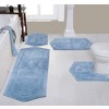 Waterford Collection Cotton Tufted Set of 4 Bath Rug Set - Home Weavers - 2 of 4